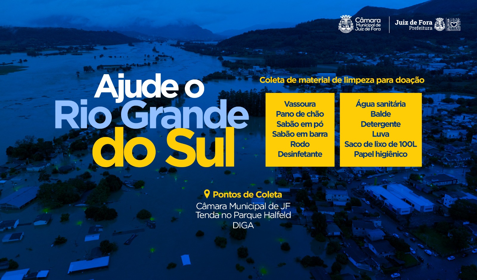 Câmara abre ponto de coleta de donativos para vítimas no Rio Grande do Sul (08/05/2024 00:00:00)
