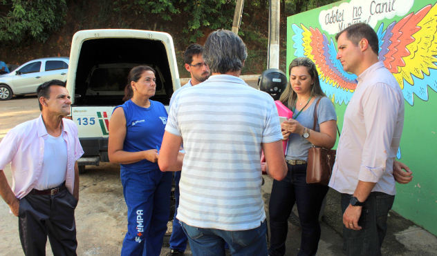 Comissão de Proteção Animal e CRMV visitam Canil Municipal pela criação do novo centro de saúde para tratamento interno (26/04/2019 00:00:00)