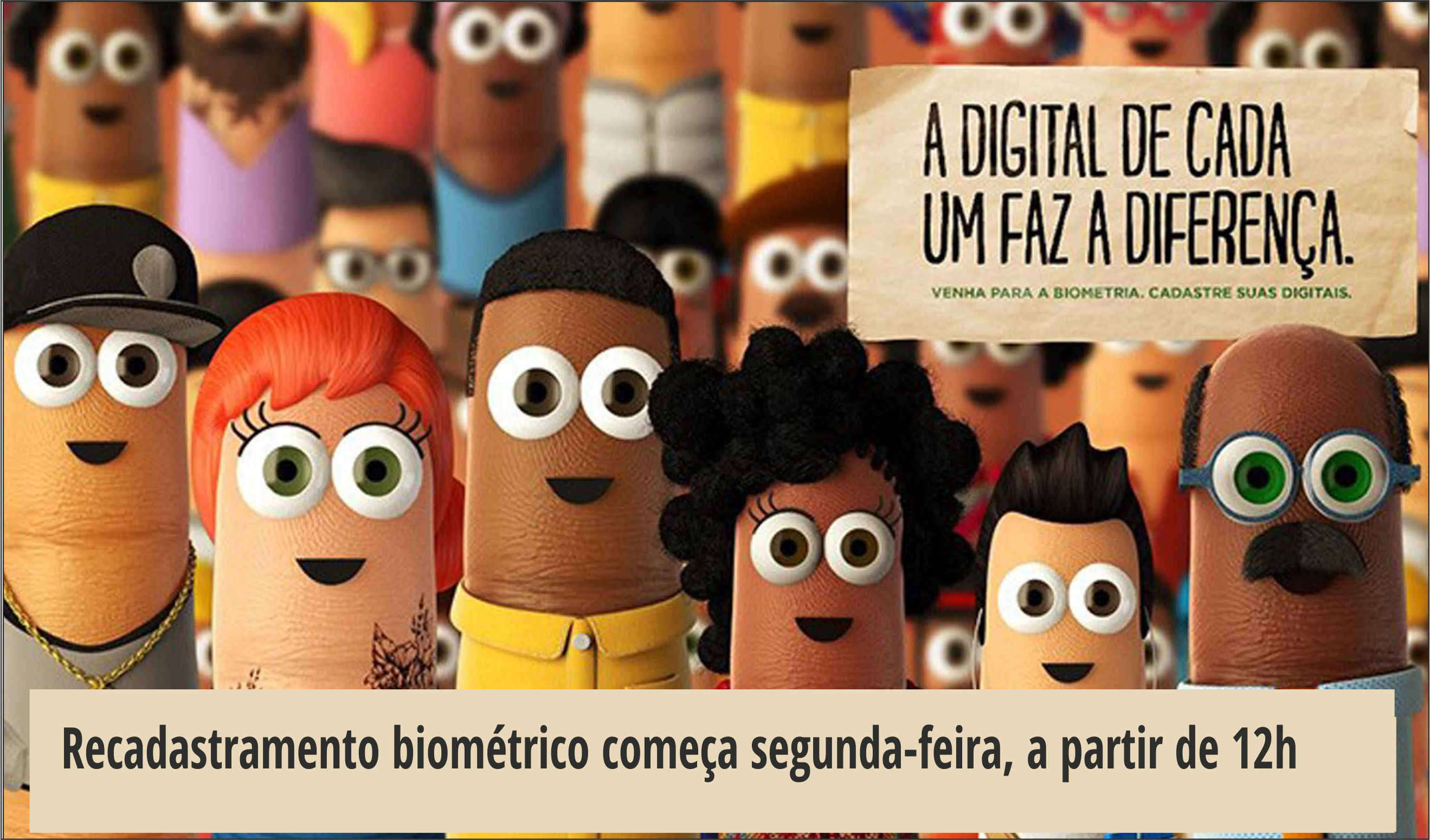 A partir de 12h da próxima segunda-feira, 03 inicia os atendimentos de recadastramento biométrico na Câmara. (31/05/2019 00:00:00)
