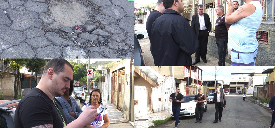 Fiscaliza JF recebe reclamações de moradores no bairro Jardim Santa Bárbara (05/06/2019 00:00:00)