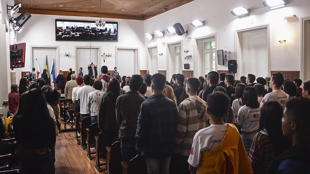 Parlamento Jovem define as propostas que serão encaminhadas  para a etapa estadual (15/08/2019 00:00:00)