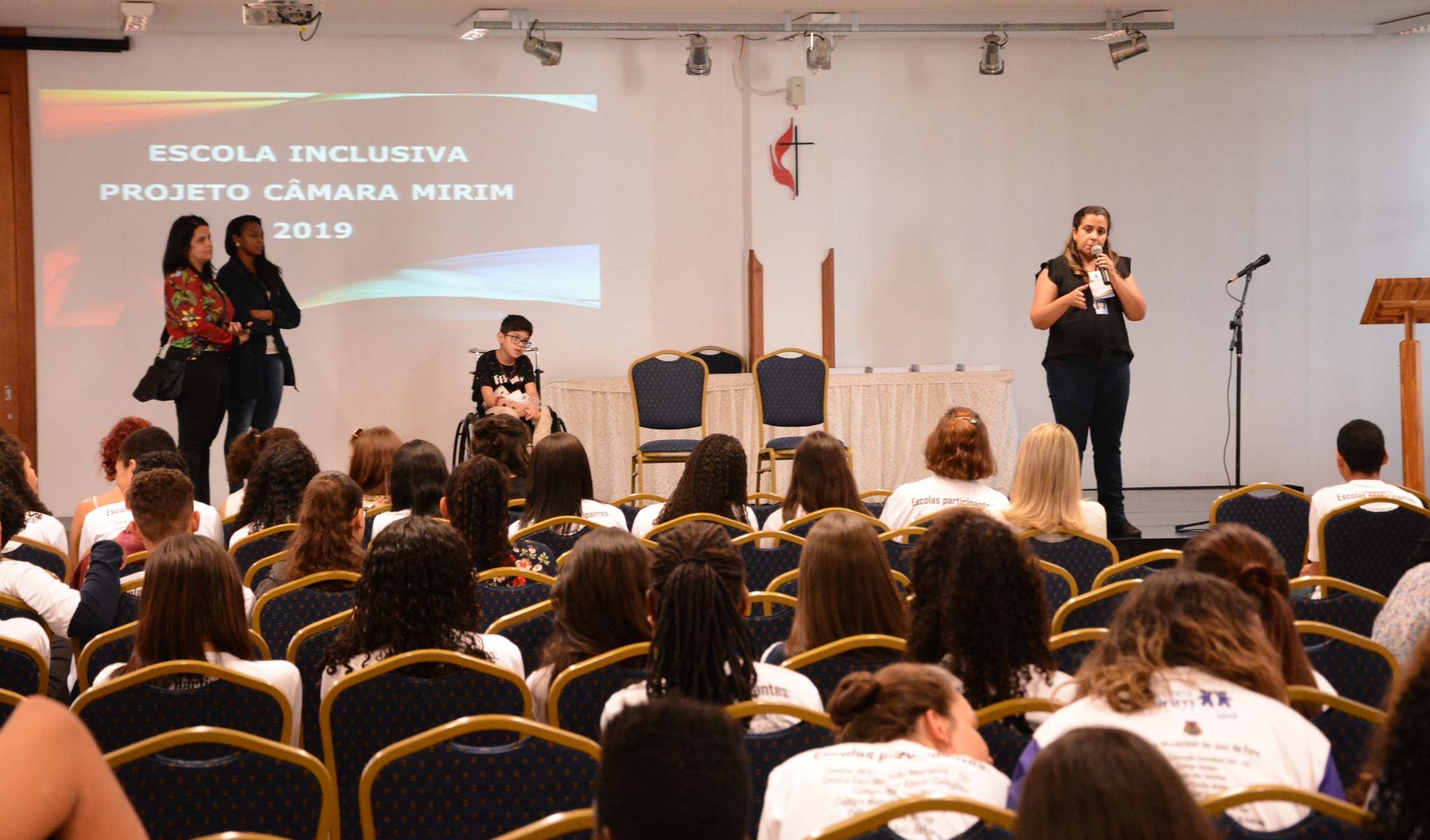 Alunos do Câmara Mirim se preparam para elaborar propostas sobre acessibilidade (30/09/2019 00:00:00)