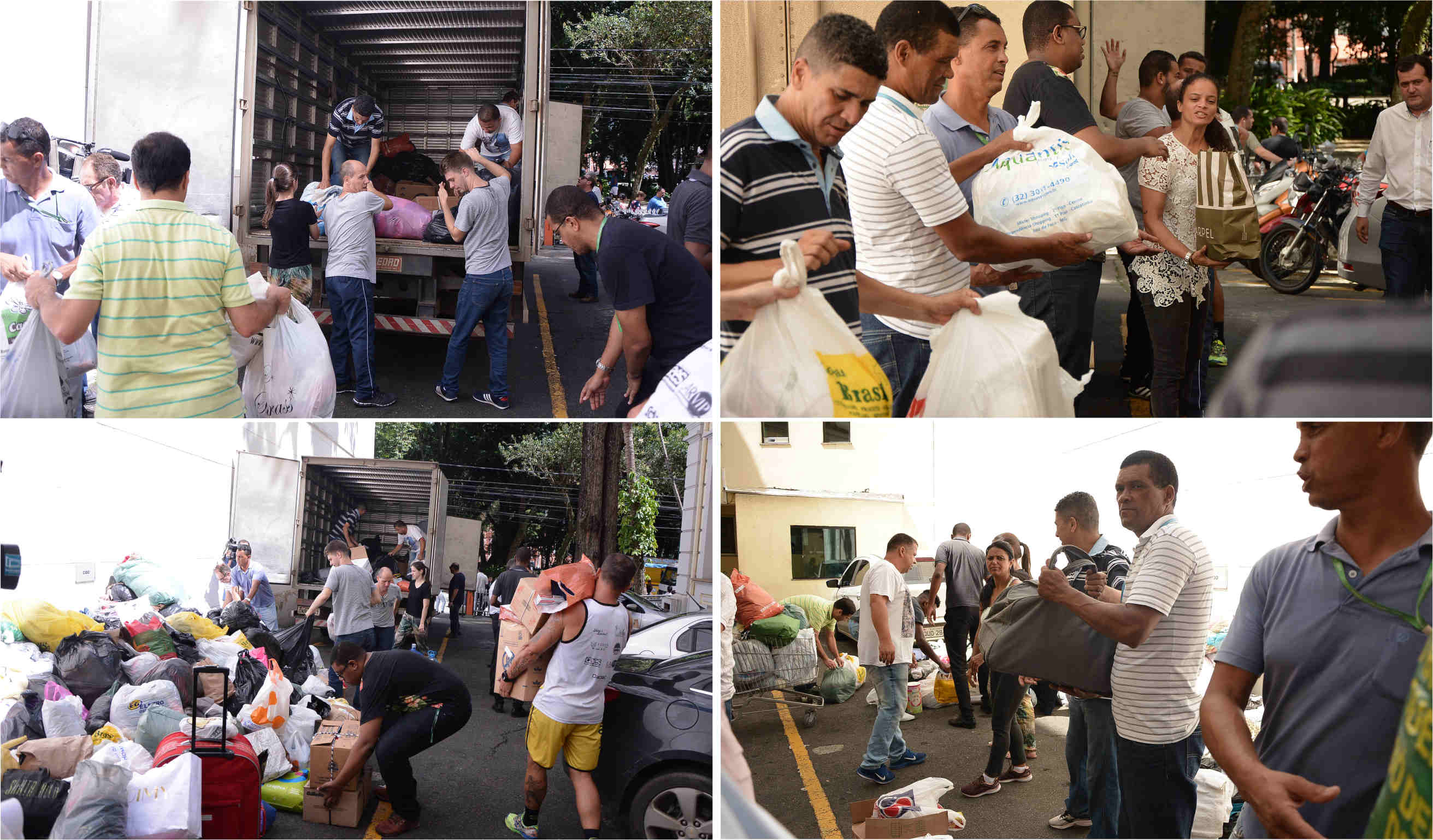 Donativos começam a ser entregues às famílias atingidas pelas chuvas em Minas Gerais (31/01/2020 00:00:00)