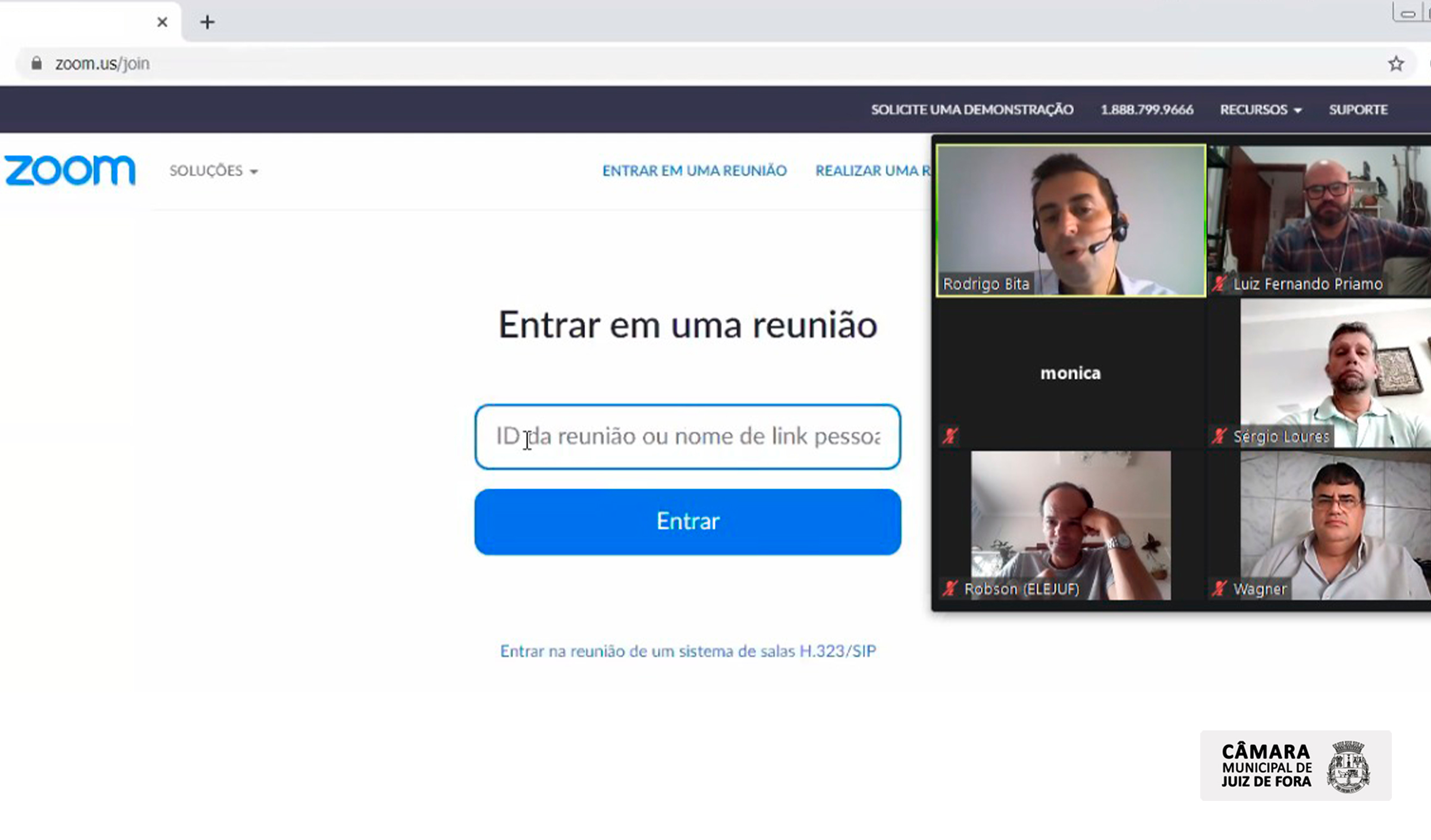 Escola do Legislativo William Coury Jabour promoveu capacitação para uso da plataforma Zoom aos servidores da Câmara (12/02/2021 00:00:00)