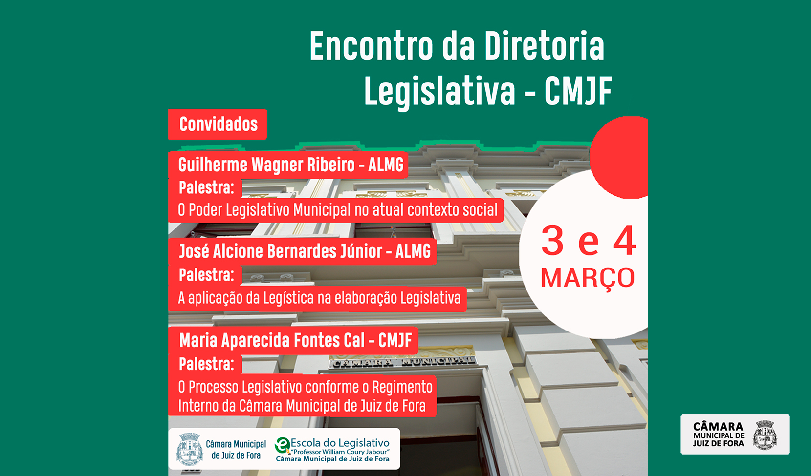 Encontros da Diretoria Legislativa - Câmara oferece capacitação sobre Processo Legislativo e Regimento Interno  (01/03/2021 00:00:00)