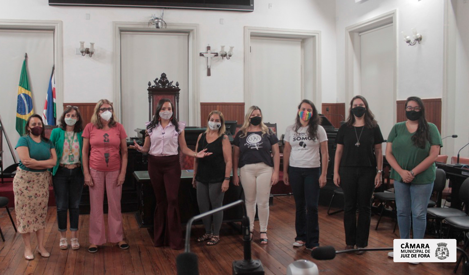 Março Mês da Mulher - JFTV Câmara grava programa especial com as quatro vereadoras da atual legislatura  (04/03/2021 00:00:00)