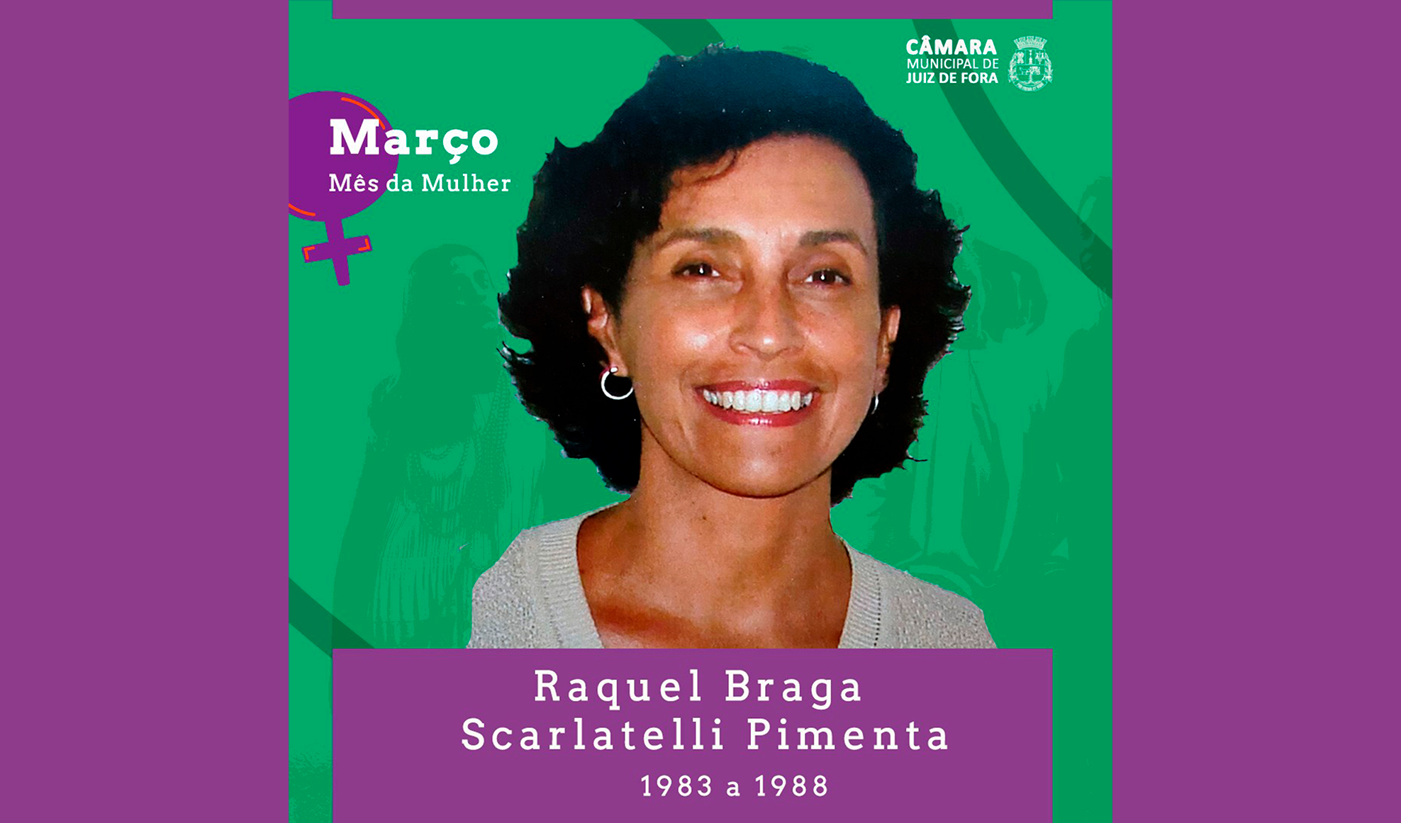 Março Mês da Mulher - Câmara recorda Raquel Scarlatelli, jornalista que foi vereadora em Juiz de Fora e em Belo Horizonte (08/03/2021 00:00:00)