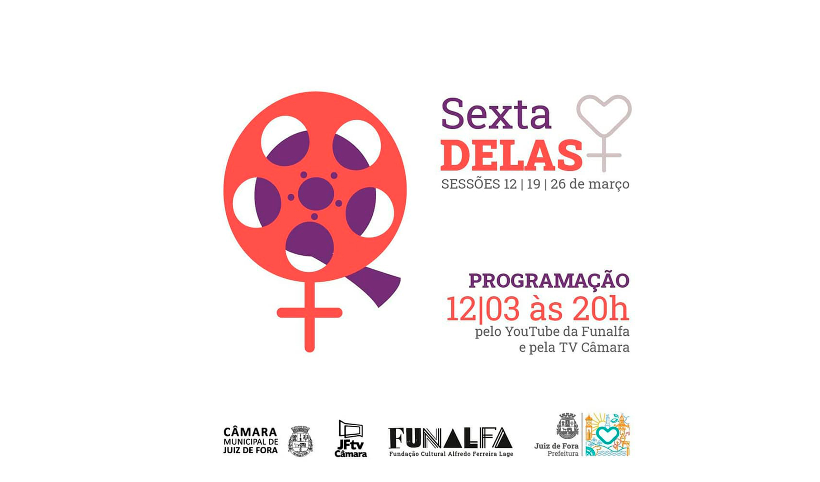 Março Mês da Mulher - Projeto Sexta Delas apresenta  filmes dirigidos por mulheres juiz-foranas  (12/03/2021 00:00:00)