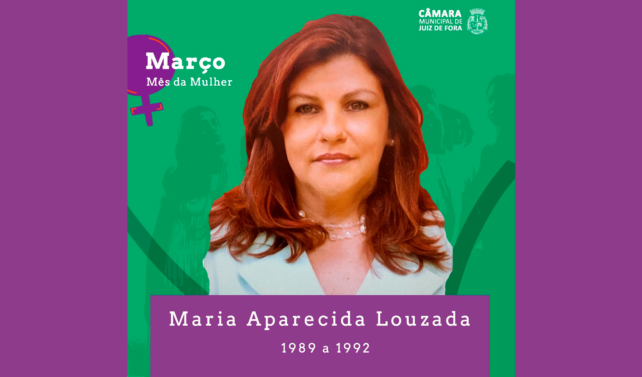 Março Mês da Mulher - Câmara rememora Cidinha Louzada, advogada e ex-vereadora que hoje compõe a secretaria de Governo da Prefeitura (16/03/2021 00:00:00)