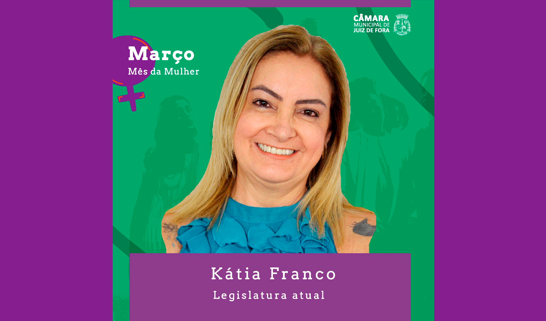 Março Mês da Mulher - Câmara apresenta Kátia Franco Protetora, eleita pela primeira vez em 2020 (26/03/2021 00:00:00)