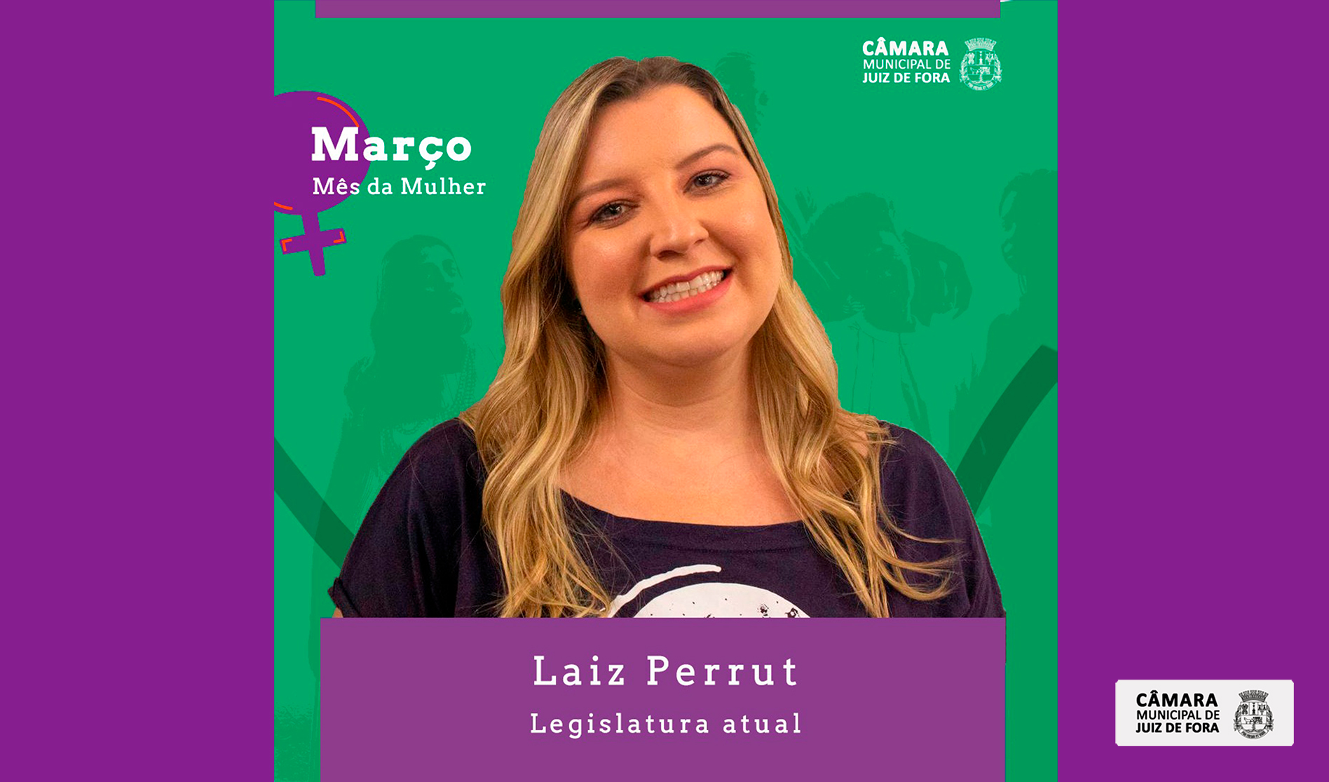 Março Mês da Mulher - Câmara apresenta Laiz Perrut, a mais jovem vereadora da atual legislatura (29/03/2021 00:00:00)