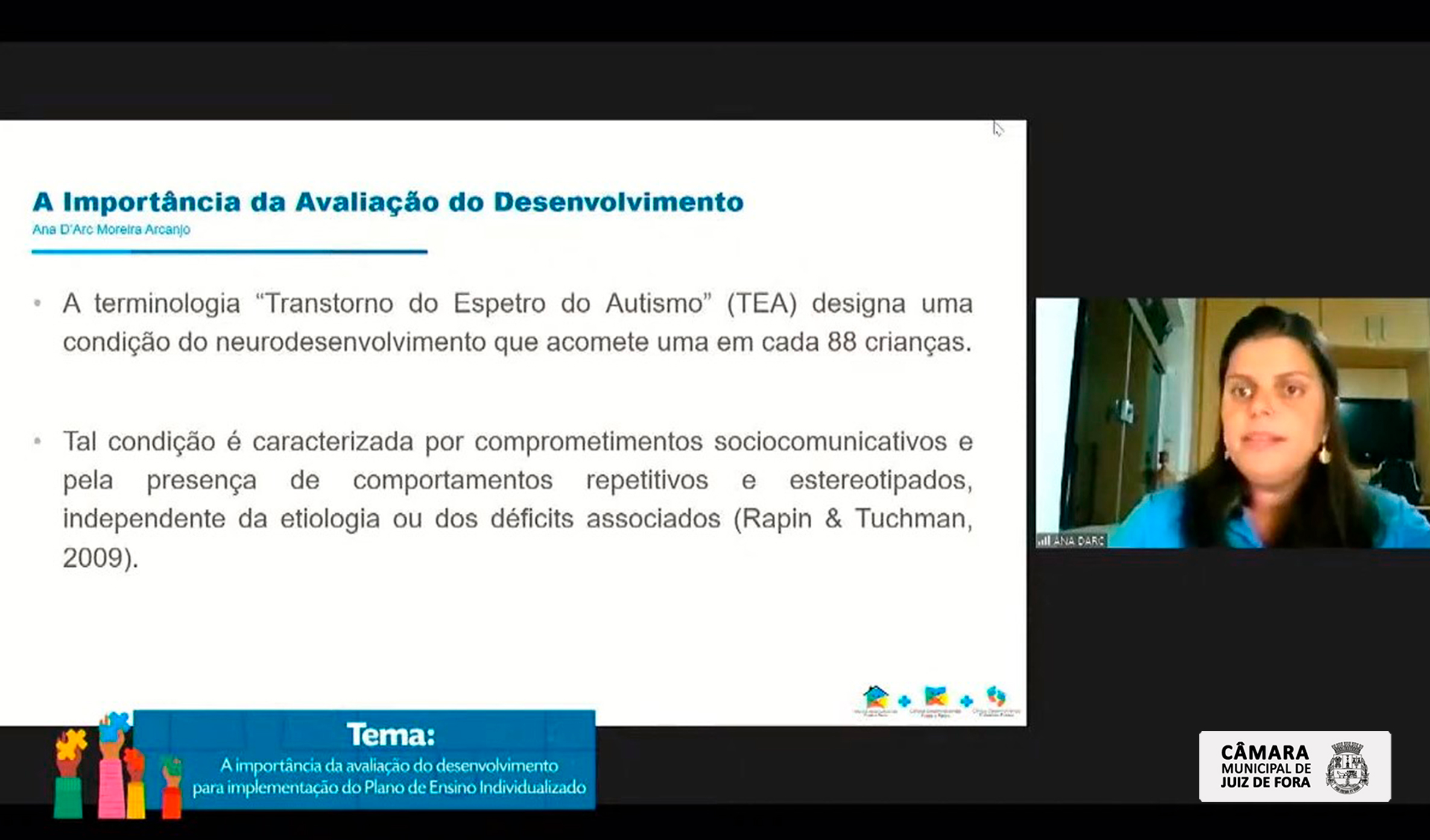 Semana de Conscientização do Autismo 2021 - Últimas palestras tratam da avaliação do desenvolvimento na criança autista e os impactos mentais da pandemia (10/04/2021 00:00:00)