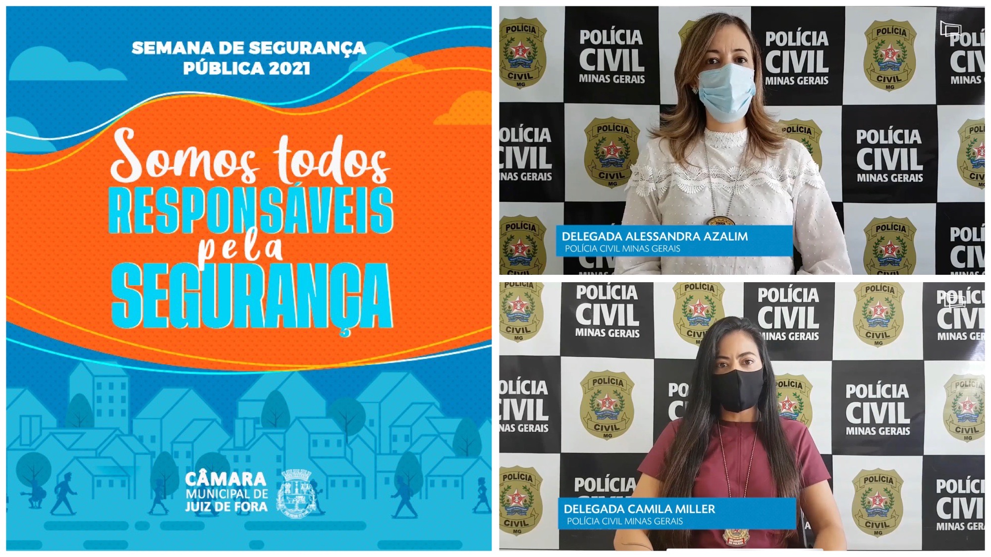 Semana de Segurança Pública 2021 - Polícia Civil coloca em pauta a violência doméstica e as possibilidades da delegacia virtual (13/04/2021 00:00:00)