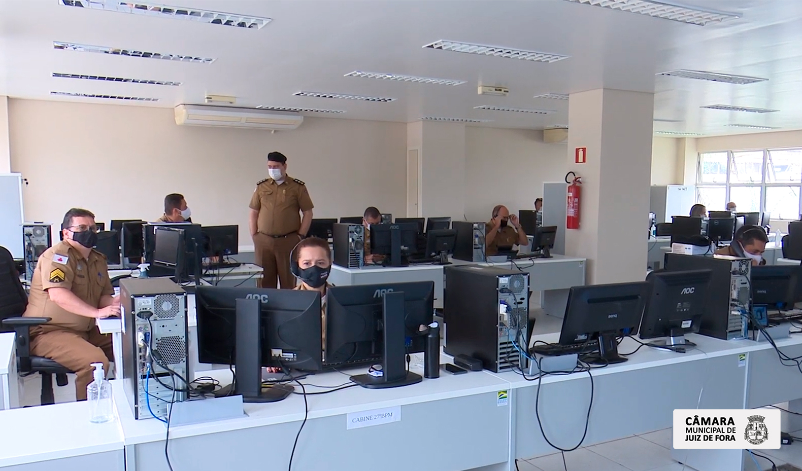 Semana de Segurança Pública 2021 - JFTV Câmara registra o problema dos trotes ao 190 como atentado ao serviço de segurança pública e mostra importância do Copom    (15/04/2021 00:00:00)
