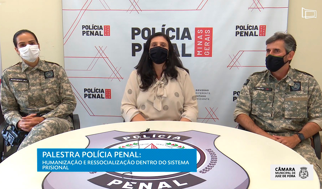 Semana de Segurança Pública 2021 - Palestra ministrada pela Polícia Penal explica o processo de ressocialização de acautelados (16/04/2021 00:00:00)