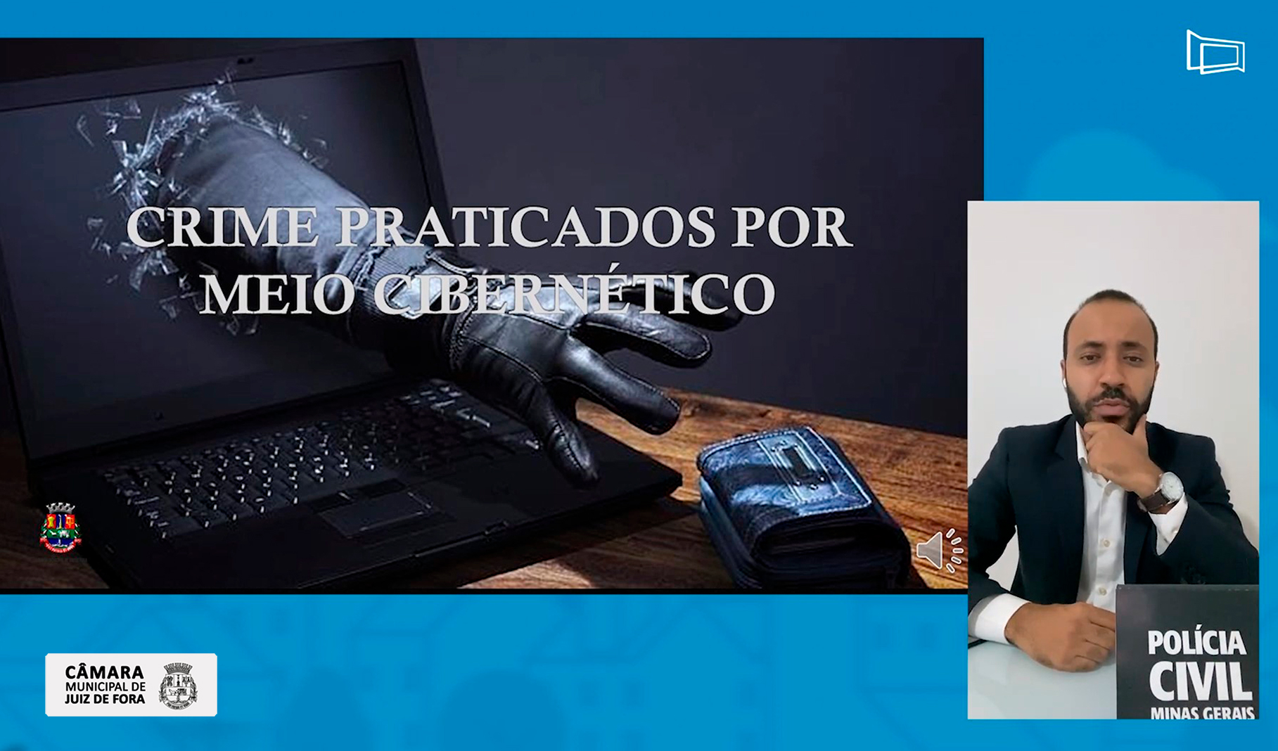 Semana de Segurança Pública 2021 - Última palestra abordou como tema os “Crimes cibernéticos” (19/04/2021 00:00:00)