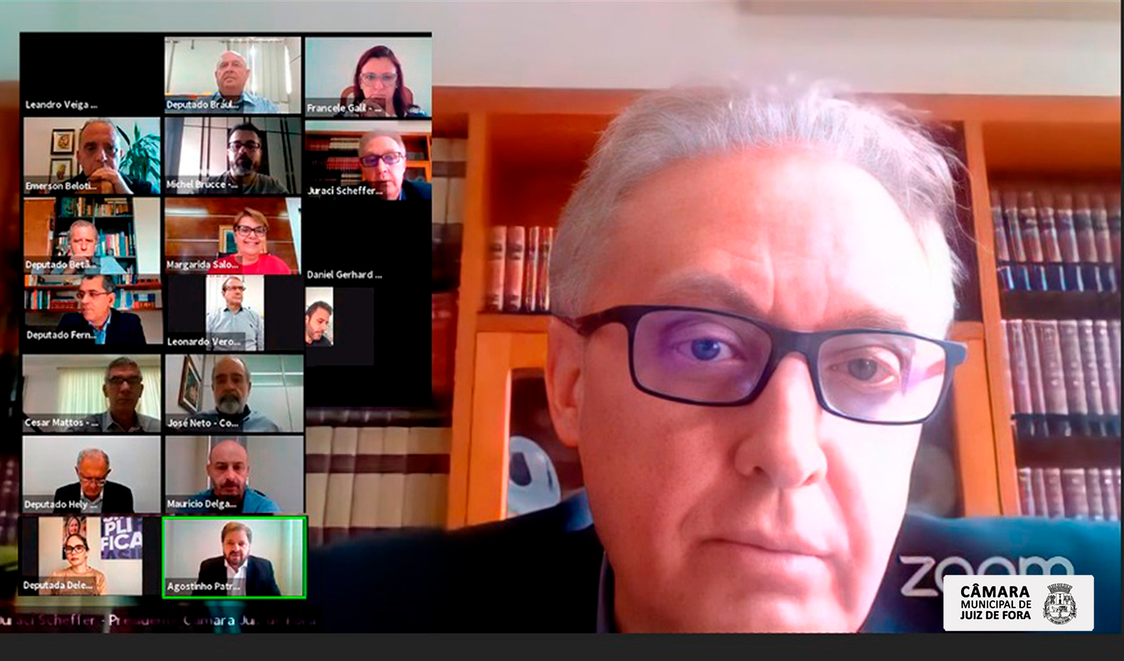 Presidente da Câmara participa de reunião do Projeto Recomeça Minas  (19/04/2021 00:00:00)