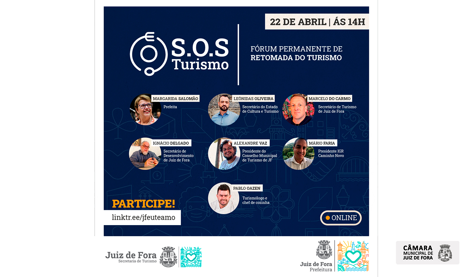 JFTV Câmara transmitirá o lançamento do “Fórum Permanente para a Retomada do Turismo” (22/04/2021 00:00:00)
