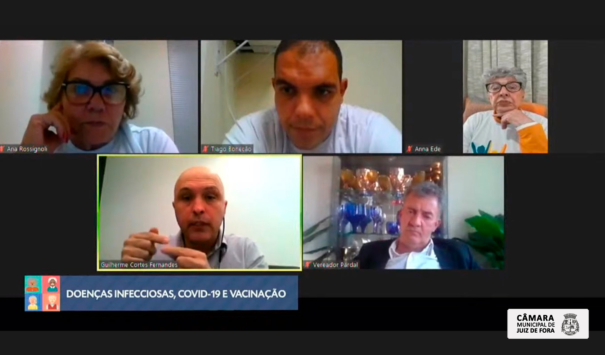 Semana Municipal da Pessoa Idosa - Palestra de especialista aborda ações de controle da transmissibilidade da COVID-19 (12/05/2021 00:00:00)