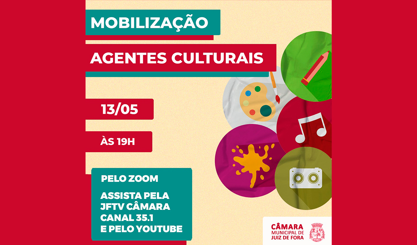 Câmara promoverá reunião virtual com agentes culturais sobre os reflexos da pandemia no setor (13/05/2021 00:00:00)