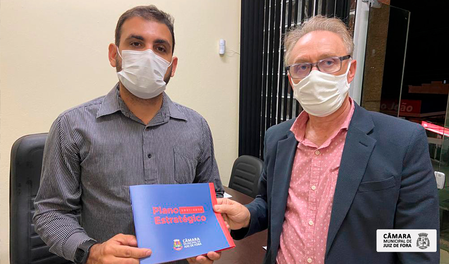 Plano Estratégico - Presidência participa de reunião da Câmara Municipal de São João Nepomuceno e apresenta o primeiro plano do Legislativo (01/06/2021 00:00:00)