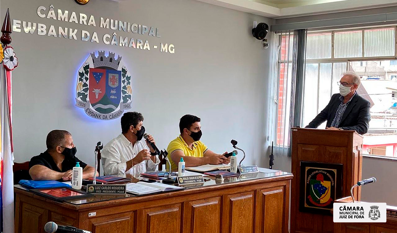 Plano Estratégico - Presidência apresenta o documento do Plano em reunião da Câmara Municipal de Ewbank da Câmara (07/06/2021 00:00:00)