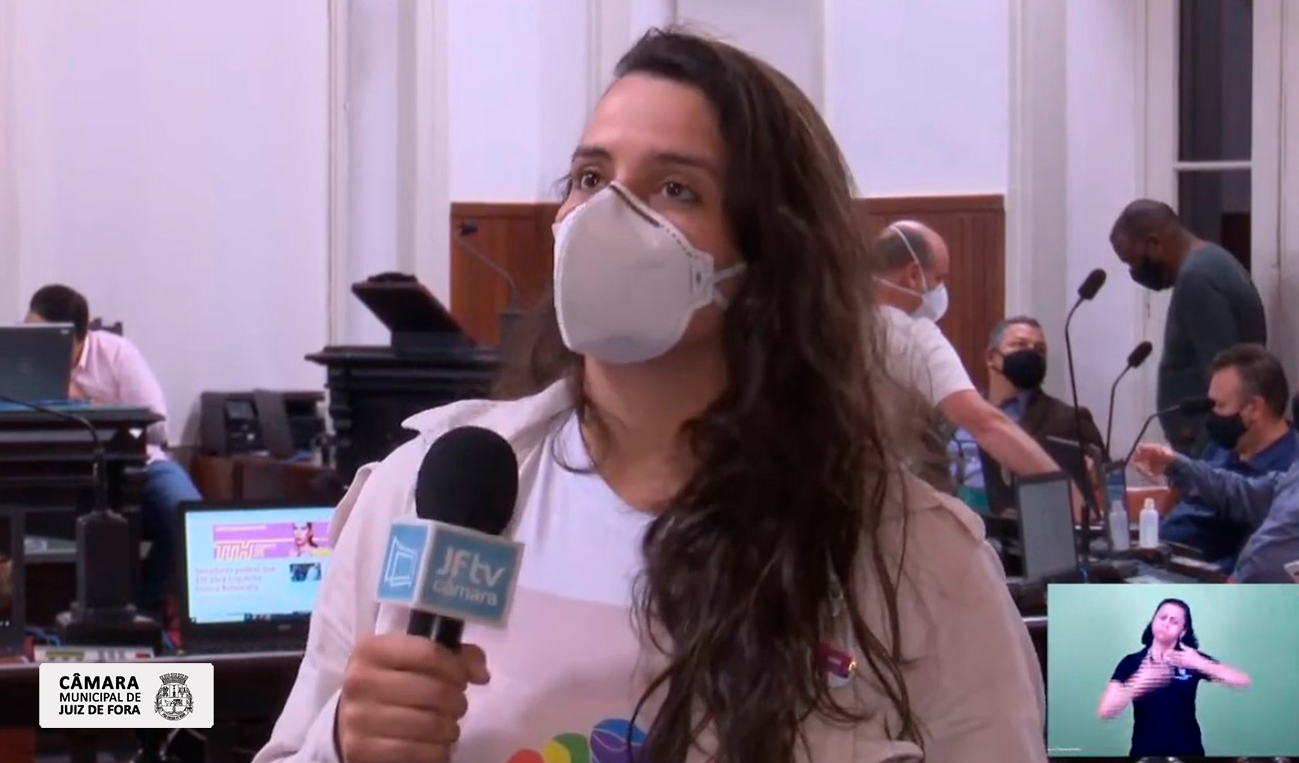 Tallia Sobral fala ao vivo na JFTV Câmara sobre o Dia Internacional do Orgulho LGBTQIA+  (29/06/2021 00:00:00)