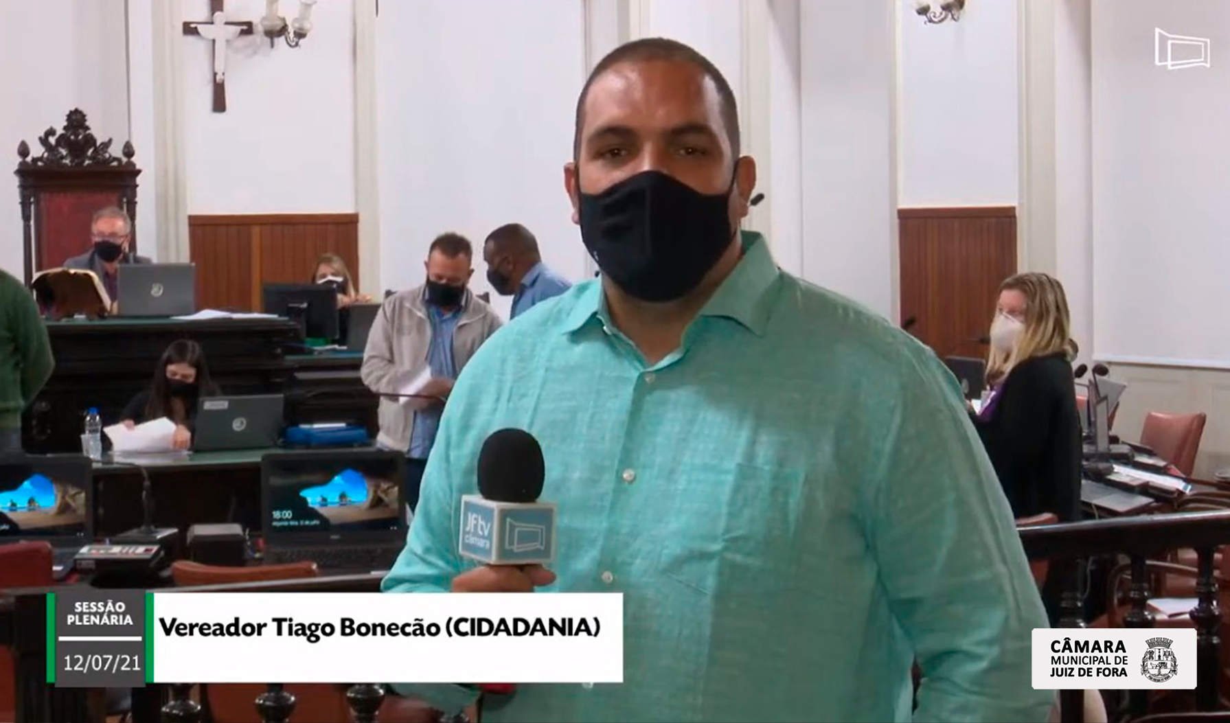 Tiago Bonecão destaca em entrevista as ações de seus primeiros seis meses de mandato (13/07/2021 00:00:00)