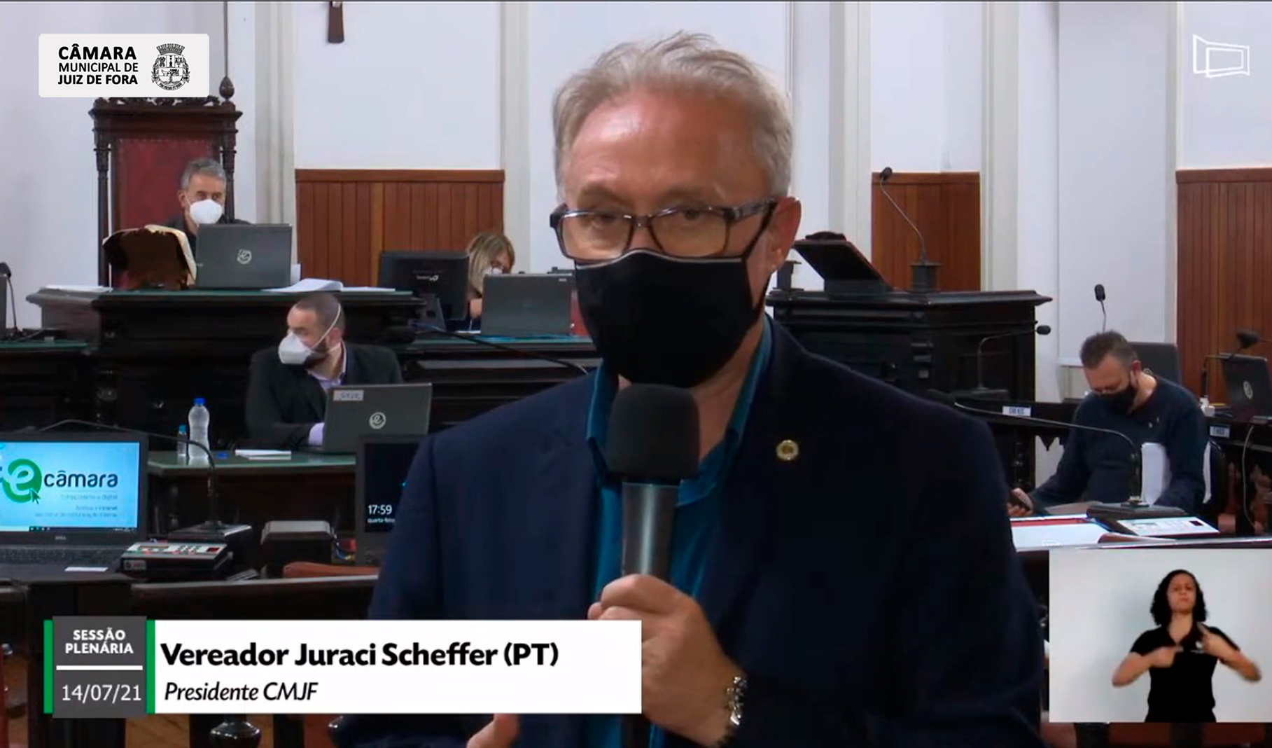 Juraci Scheffer falou ao vivo sobre os trabalhos dos vereadores no semestre e da volta do público (15/07/2021 00:00:00)