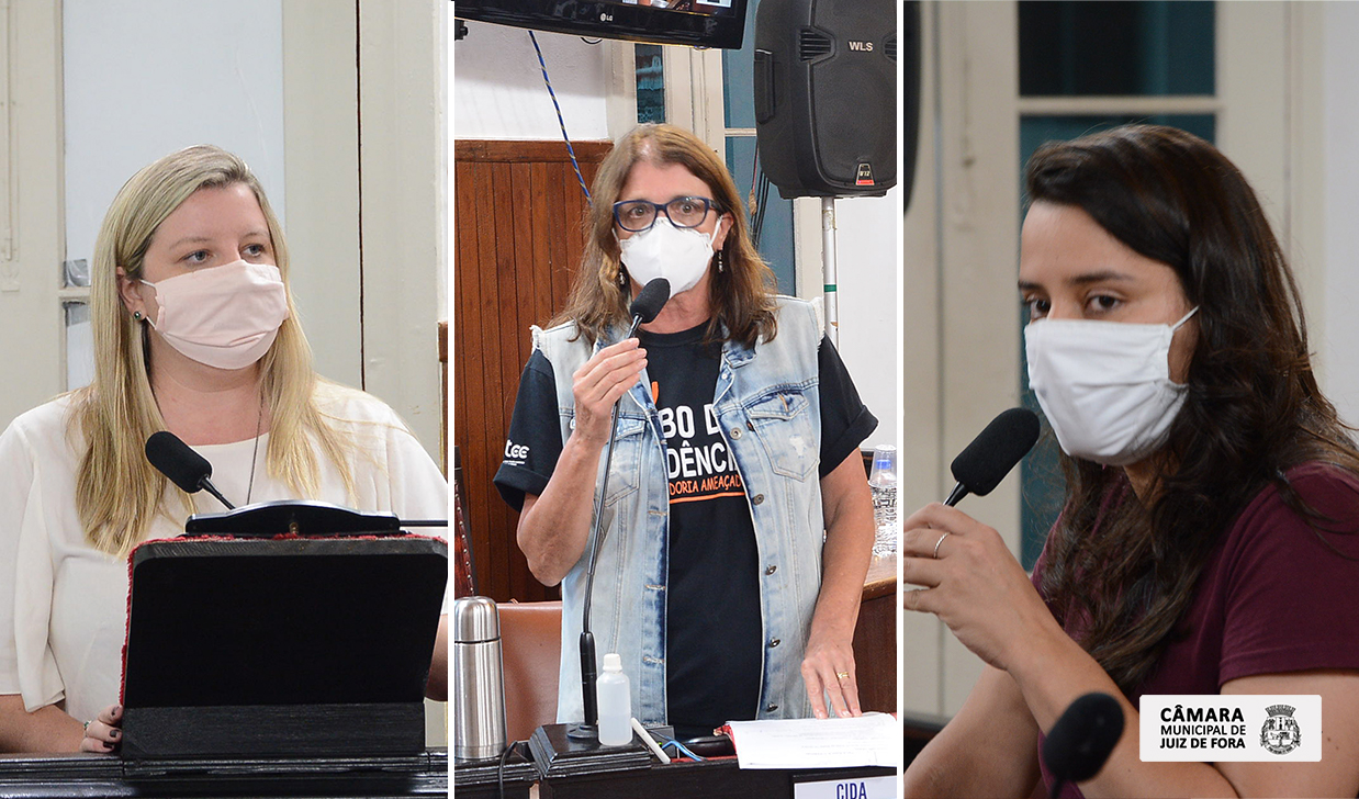 Cida, Laiz e Tallia apresentam PL que determina o uso do nome social em fichas e procedimentos médicos (31/08/2021 00:00:00)