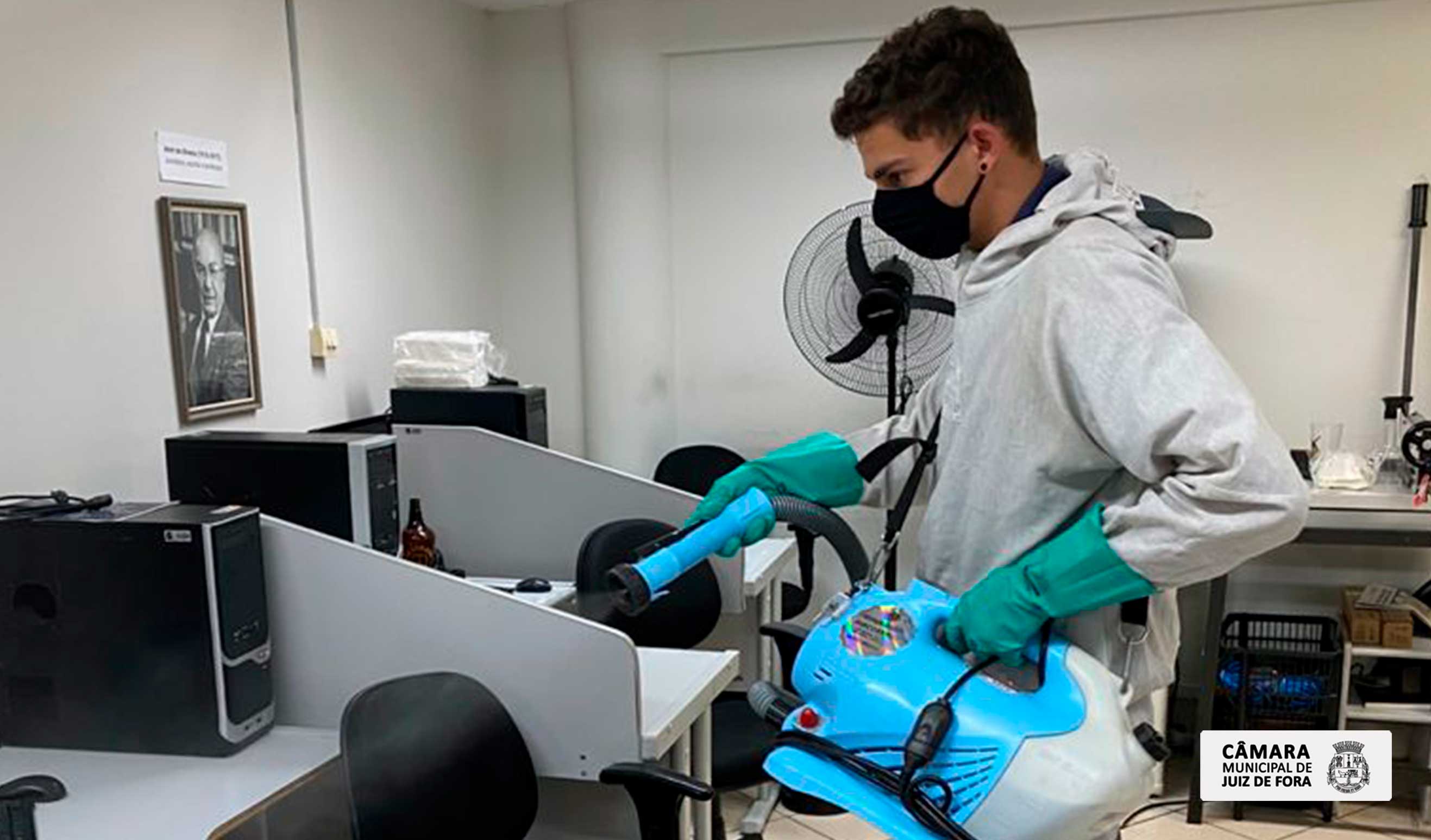 Câmara passará por sanitização na próxima sexta (02/09/2021 00:00:00)