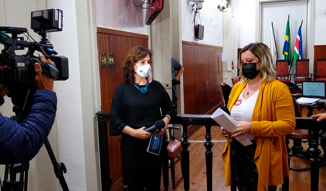 Em entrevista à JFTV Câmara, Laiz Perrut comenta sobre o Plano Municipal de Segurança Urbana e Cidadania  (23/09/2021 00:00:00)