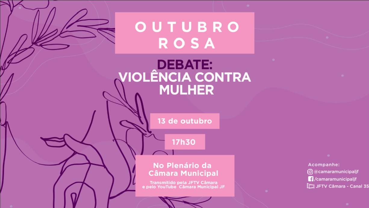 Câmara promove debate sobre violência contra a mulher (08/10/2021 00:00:00)