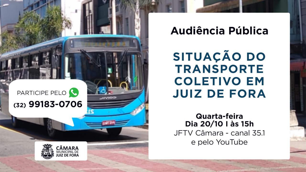 Audiência Pública abordará transporte público  (19/10/2021 00:00:00)