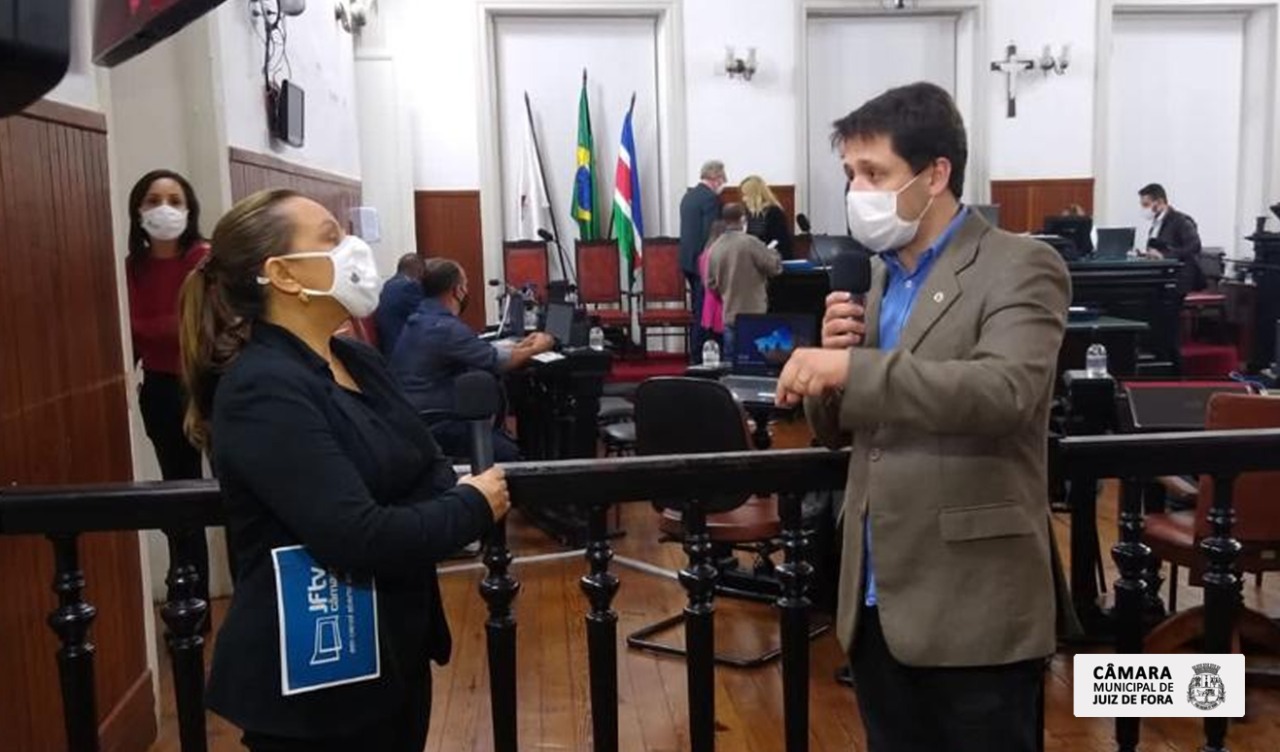 Ao vivo, Bejani Júnior explica PL para destinar doações a entidades de JF (22/10/2021 00:00:00)