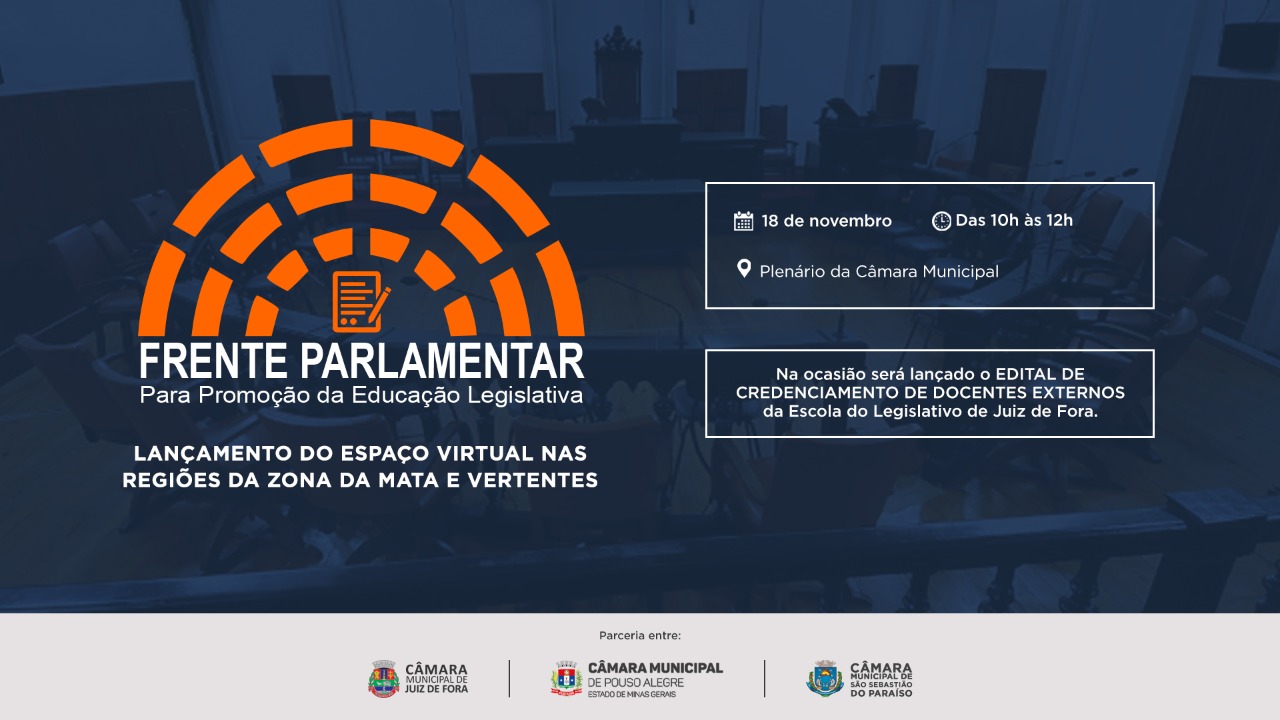 Frente Parlamentar lança plataforma de Educação Legislativa  (16/11/2021 00:00:00)