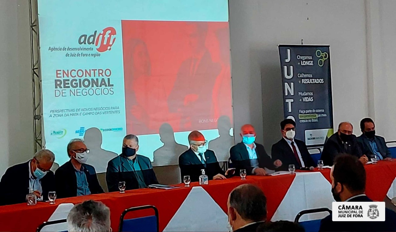 Presidente da Câmara participa de Encontro Regional de Negócios (10/12/2021 00:00:00)