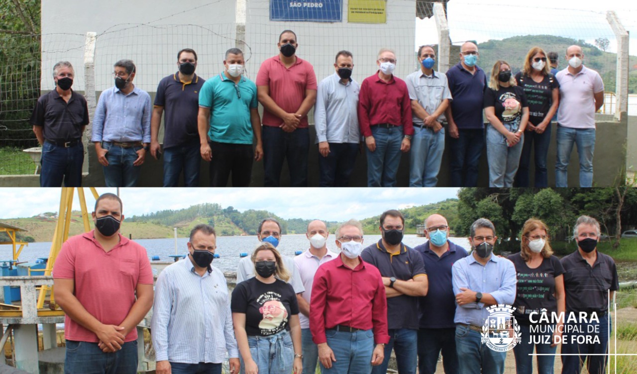 Fiscaliza JF - Vereadores visitam represas de João Penido e São Pedro (12/01/2022 00:00:00)