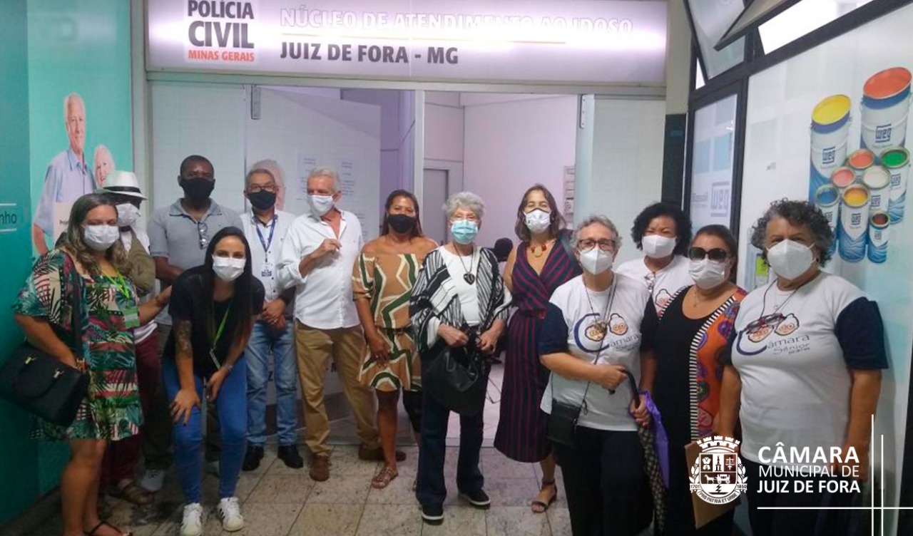 Câmara Sênior visita Delegacia do Idoso (17/02/2022 00:00:00)