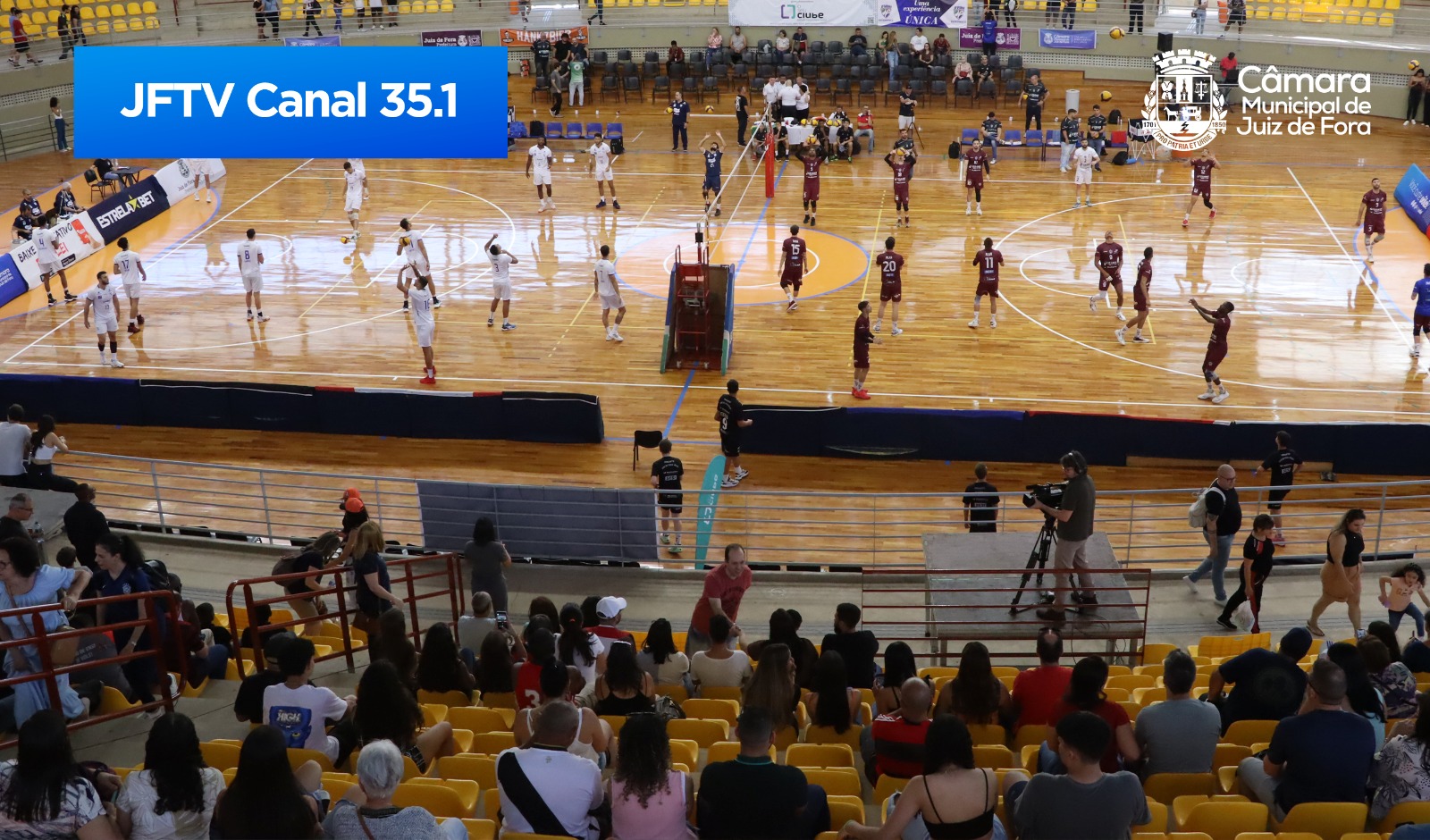 JFTV transmite os dois primeiros jogos ao vivo do JF Vôlei no Ginásio Municipal (06/09/2023 00:00:00)