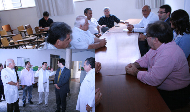 Vereadores acompanham visitas aos hospitais João Felício, Ana Nery e Ascomcer (04/02/2013 00:00:00)