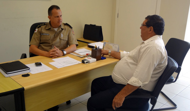 Preocupação com segurança em Juiz de Fora leva Presidente da Câmara a se reunir com comandante da PM (07/02/2013 00:00:00)