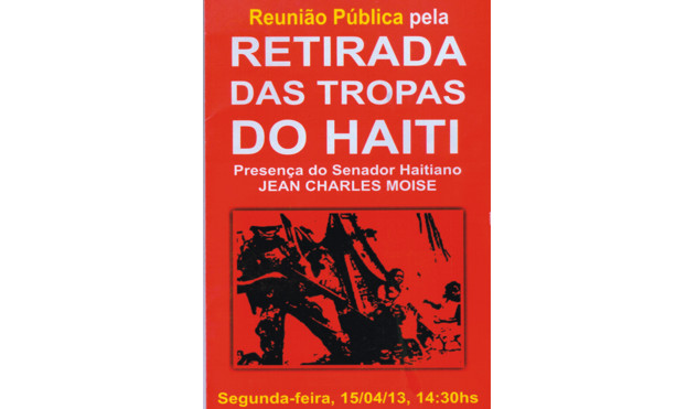 Câmara recebe senador do Haiti nesta segunda-feira (12/04/2013 00:00:00)