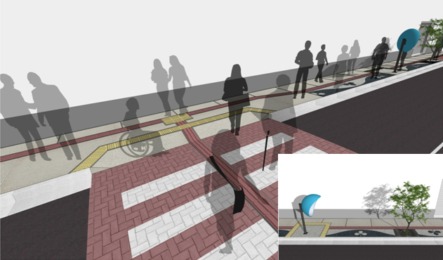 Zé Márcio e Jucelio cobram execução de projeto com acessibilidade para calçadas da Rio Branco (05/05/2014 00:00:00)