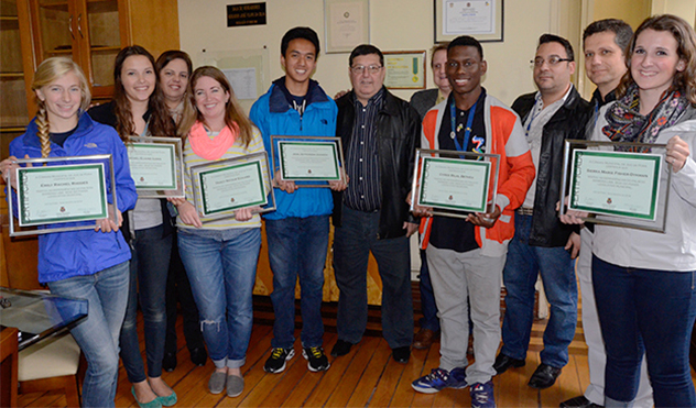 Jovens americanos visitam a Câmara (14/08/2014 00:00:00)