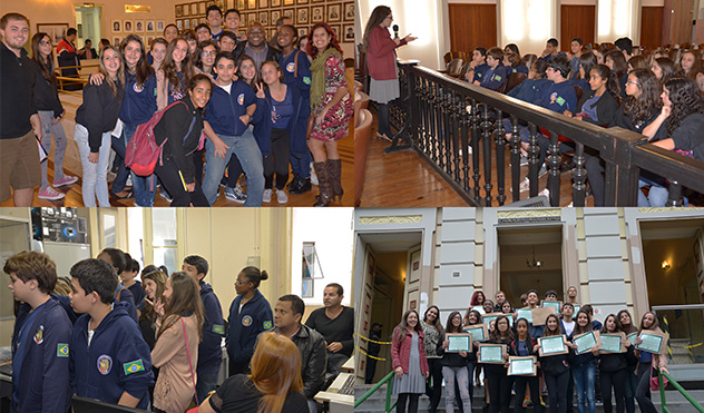 Legislativo desperta curiosidade de alunos Colégio João XXIII no Conheça a Câmara (25/06/2015 00:00:00)