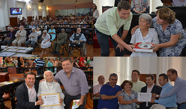 Dia Internacional do Idoso reúne centenários na Câmara (01/10/2015 00:00:00)