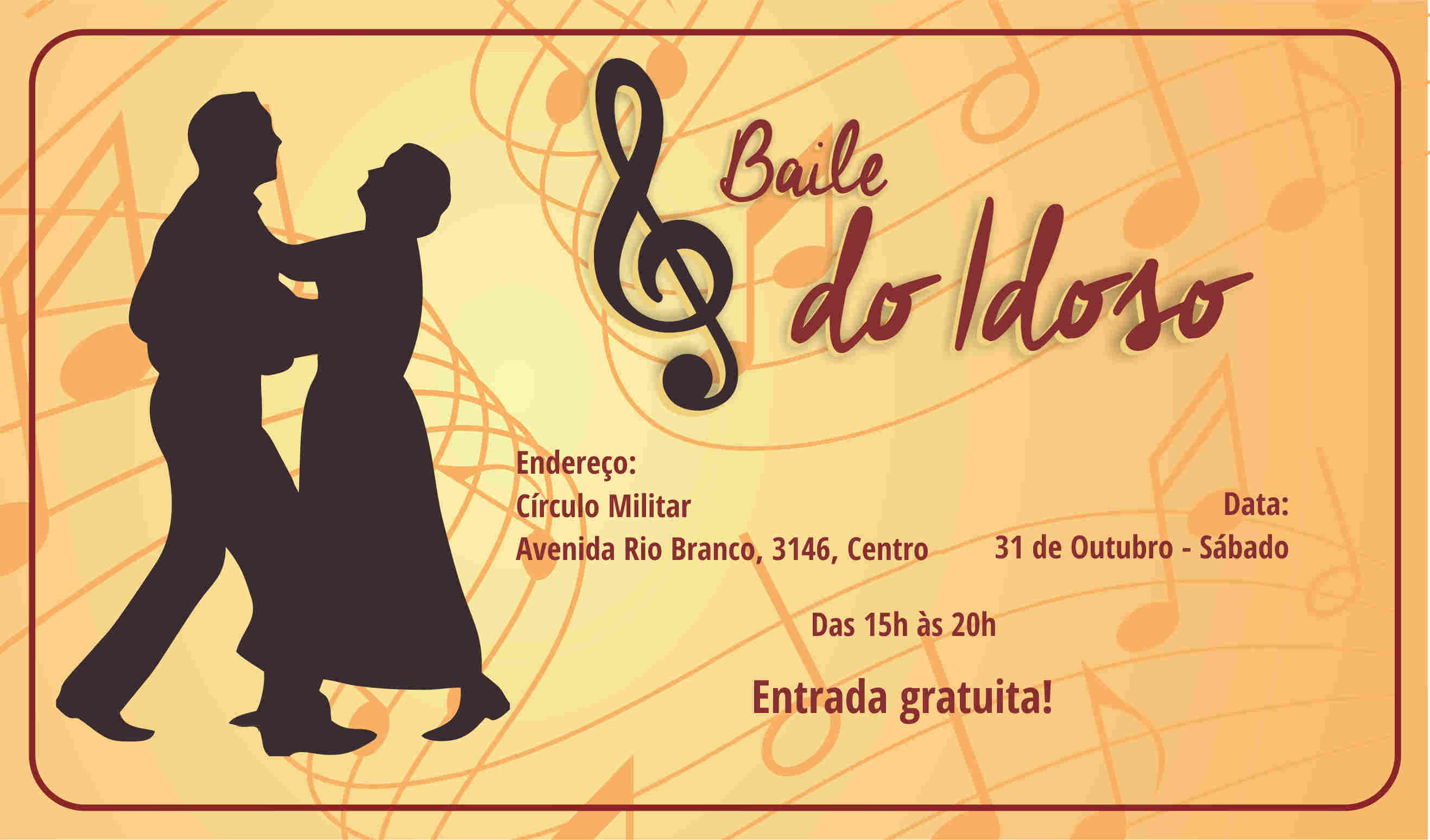Comissão prepara baile para a terceira idade no Círculo Militar (19/10/2015 00:00:00)