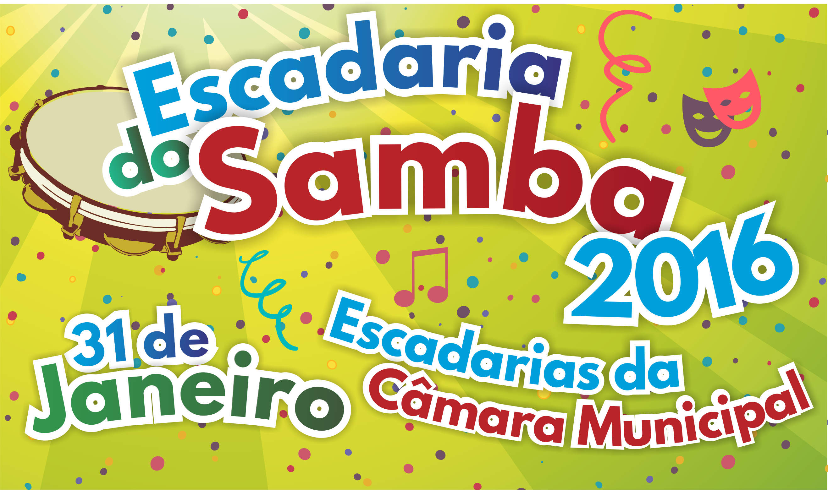 ‘Escadaria do Samba’ vai homenagear Corte da folia (29/01/2016 00:00:00)