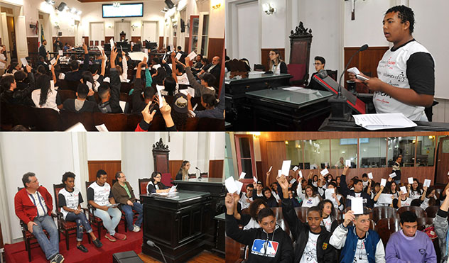 Melhorias envolvendo a mobilidade urbana  são priorizadas no Parlamento Jovem (08/06/2016 00:00:00)